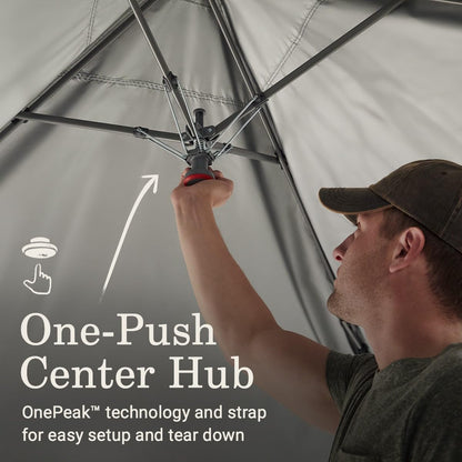 Coleman Oasis Instant Pop-Up Canopy Tent with Side Wall Attachment, Portable Shelter with Easy Setup & Takedown, Wheeled Carry Bag Included, 10x10/13x13ft Sizes