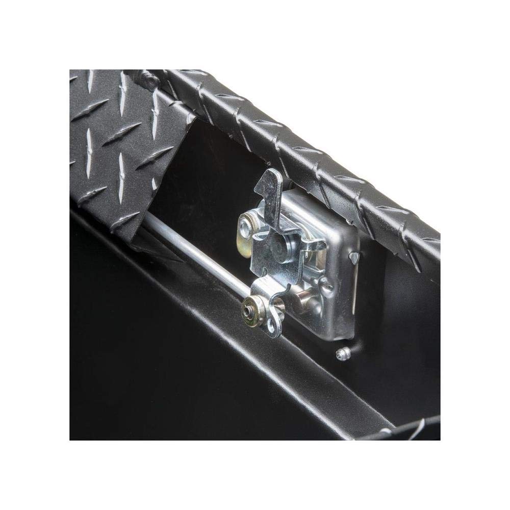 UWS EC10462 69-Inch Gloss Black Heavy-Wall Aluminum Truck Tool Box with Low Profile, RigidCore Lid