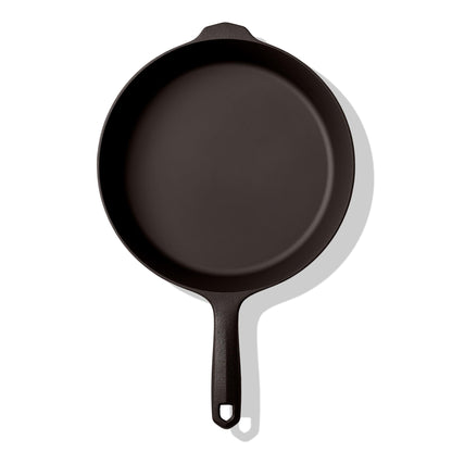 Field Company Medium Cast Iron Skillet – 10.25-Inch Pre-Seasoned Pan for 2–4 Servings, Lighter & Smooth, Made in USA