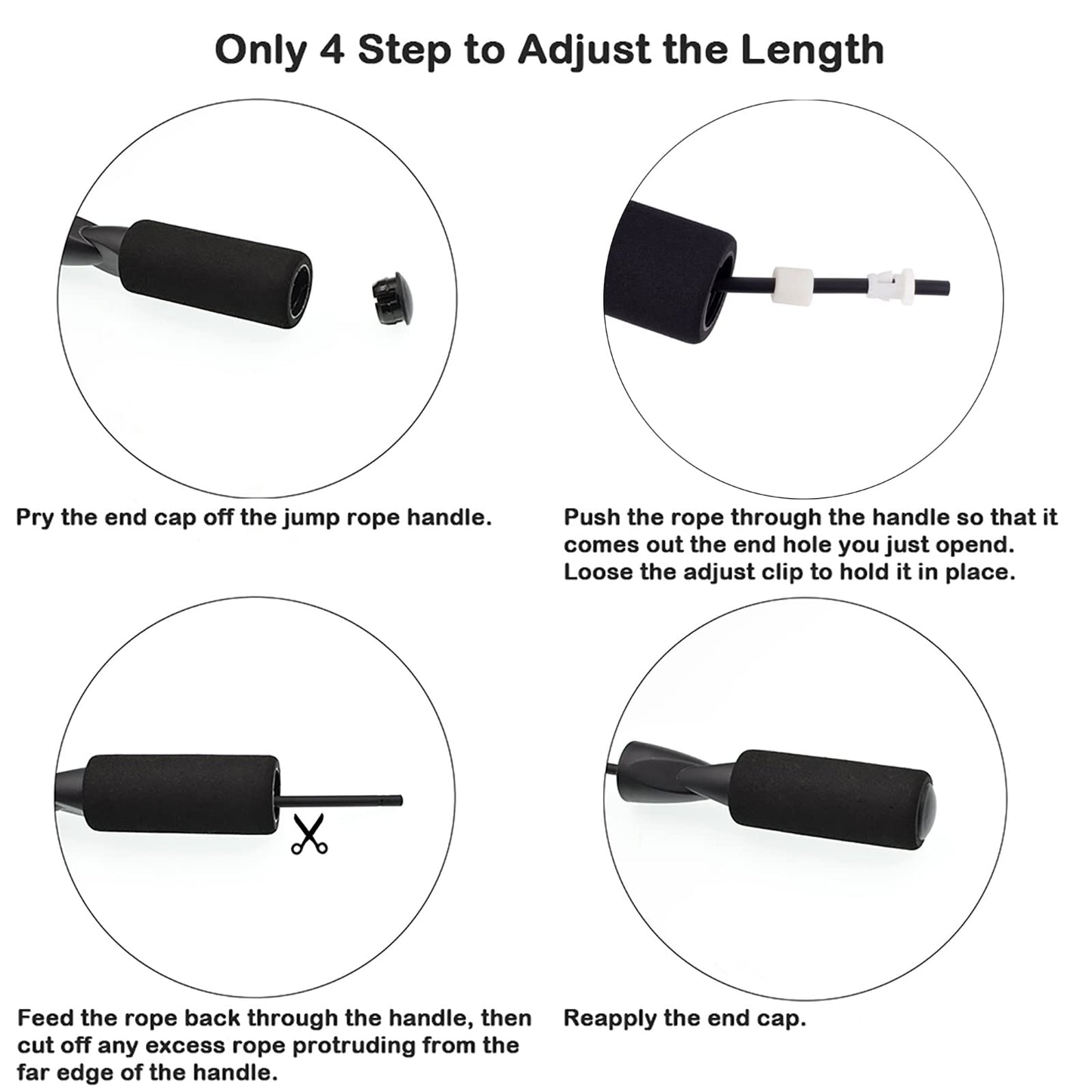 Jump Rope for Fitness Adjustable Rope for Men, Women, and Kids Ideal for Cardio and Training Workouts