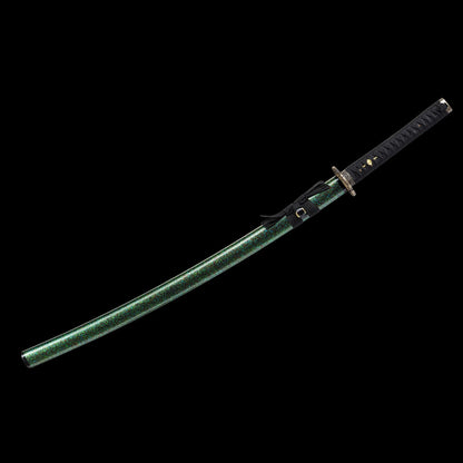 Authentic Handmade Forged Carbon Steel Japanese Samurai Sword - Full Tang, 40.55 Inches - Ideal for Outdoor Sports, Martial Arts Training, Decoration, Collection & Gift