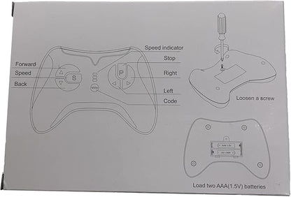 JR1930RX-2-24V 2.4G Black Remote Control and Receiver for Kids Ride On Toys 24V Control Box Motherboard Accessories Ride On Car Replacement Parts