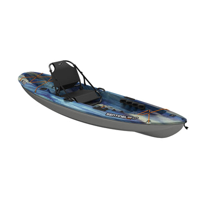 Pelican Sentinel 100X Angler - Sit-on-Top Fishing Kayak - Removable Storage Compartment - 9.6 ft