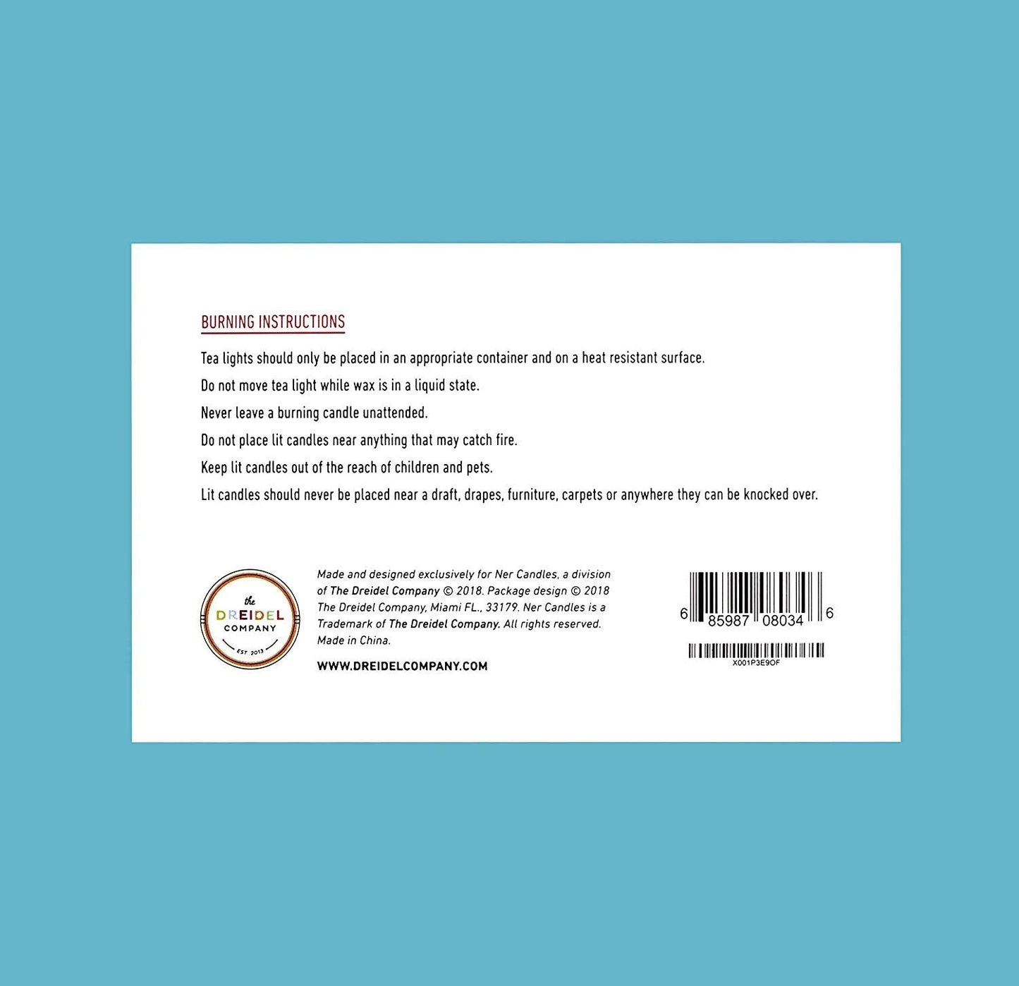 Tea Lights Candles - 4.5 Hour Burn Time - 100 Pack Bulk Candles - White Unscented - Travel Candles - Shabbat Candles - Long Burn Time