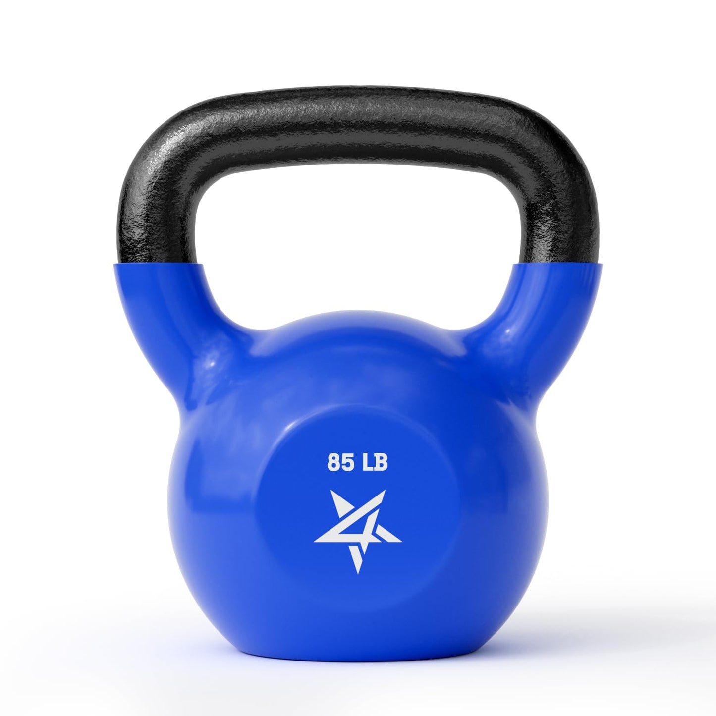 Yes4All Kettlebell, 5-100 LB Vinyl Coated Cast Iron Strength Training Kettlebells for Home Gym Exercises, Fitness, Full Body Workout Equipment, Push Ups, and Grip Strength