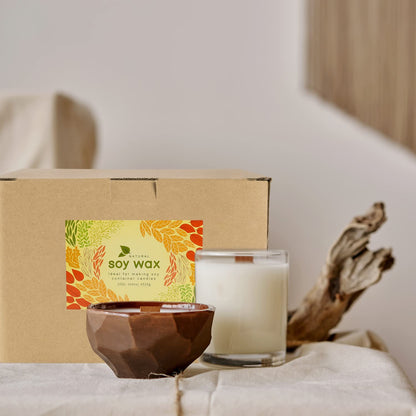 CLTNIKET 10 lb Soy Wax DIY Candle （Flakes & Soft）,Natural Soy Wax Candle