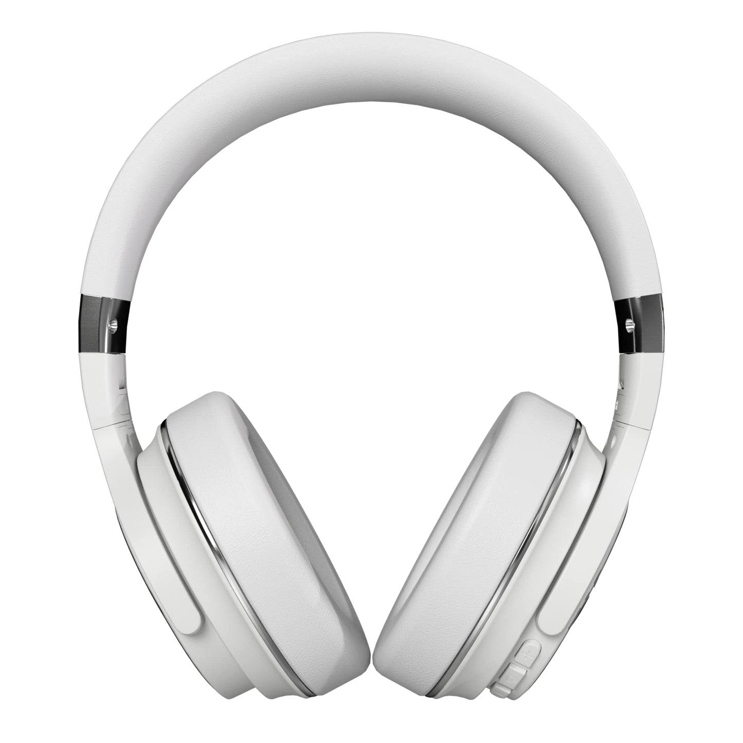 Raycon Everyday Bluetooth Headphones - Over The Ear, Active Noise Cancelling Wireless Headphones + Awareness Mode, Bluetooth Headset with Mic, 40 Hours of Battery Life (Frost White)