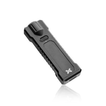 Noxon Anark Low Profile Every Day Carry Light - with Pocket Clip and USBC Charging Cable (Black)
