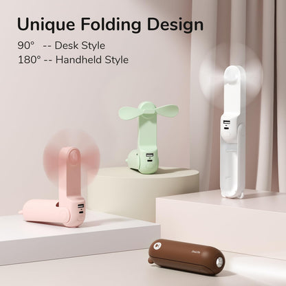 JISULIFE Handheld Mini Fan, Handheld Turbo Fan