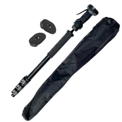 Oberwerk 2000 Series Monopod - Binocular & Camera Monopod Stand with Grip-Action Ball Head & 2 Quick-Release Plates | Lightweight, Portable, Foldable | Extends 34" to 78"