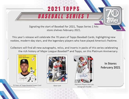 Topps 2021 Series 1 Baseball Hanger Pack