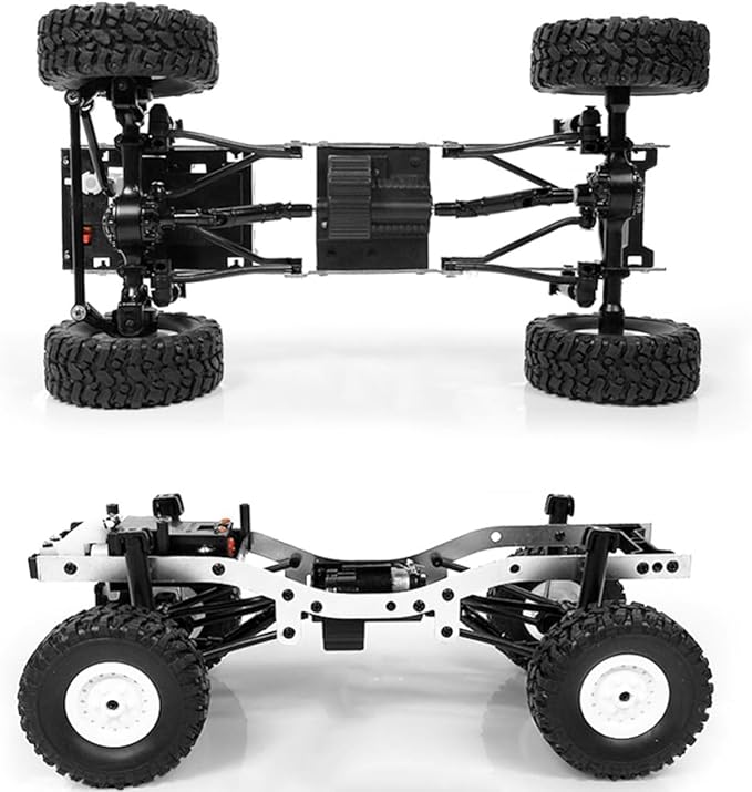 WPL C24-1 RC Rock Crawler 4x4 RC Truck Off Road 1/16 RC Crawler Remote Control Truck Pickup RTR All Terrain 2.4 GHz with Proportional Throttle Steering Independent Suspension for Adults