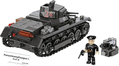 COBI Historical Collection WWII Panzerkampfwagen I (France 1940) Tank Building Set 654 Pieces