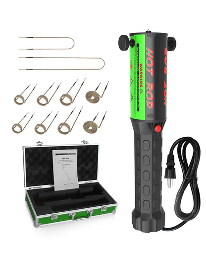 Solary Magnetic Induction Heater - Handheld Bolts Heating Removal Tool with 10 Coils and Portable Tool Box