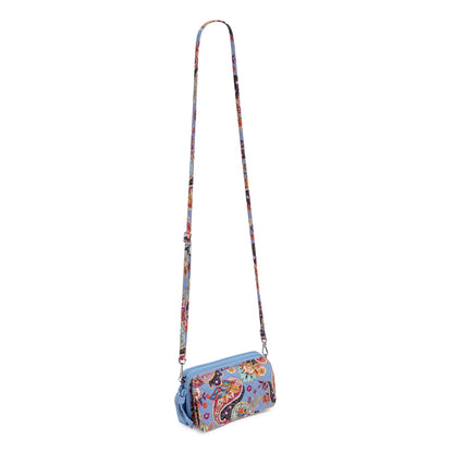 Vera Bradley Cotton All in One Crossbody Purse with RFID Protection