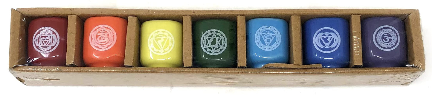 Vrinda® 4" Mini Chime Ritual Spell Unscented Taper Candles - Set of 20 (Candle Holder Chakra)