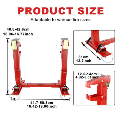 Xitomer Heavy Duty Trailer Garage Stand Quickload Transport System Hauler Fit For Motocross Enduro Bikes 125cc to 500cc, Truck Or Trailer Use, With Lock Pin And Quick Release Base Dirt Stand