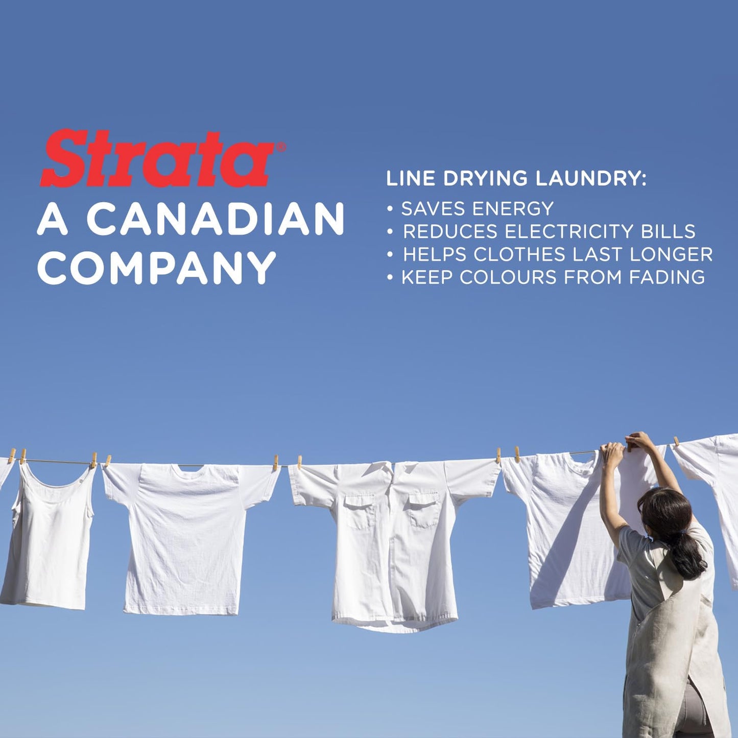 Strata Urban Grey Harmony Clothesline Outdoor Heavy Duty Kit - 150 Feet Galvanized Wire PVC Coating, 6.5" Clothes line Pulley 2pcs, Metal Mini Winch Tightener 1pc & 2 Metal Hooks