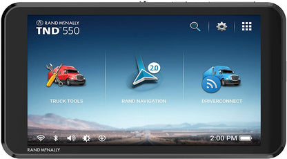 Rand McNally TND 550 5-inch GPS Truck Navigator Easy-to-Read Display Custom Truck Routing and Rand Navigation 2.0 (Renewed)