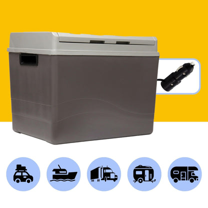 Koolatron 12V Iceless Cooler & Warmer – Portable Electric Cooler/Nevera Portátil Eléctrica for Car Truck Camper Boat, Hard Sided Mini Fridge for Camping Picnic Travel Lunch Food Drinks Office 40 qt