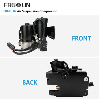 FRGOLIN Air Suspension Compressor Pump Compatible with Ford Expedition Lincoln Navigator 2007-2018 with Bracket Replaces 7L1Z5319AE 7L1Z5319A 949-202