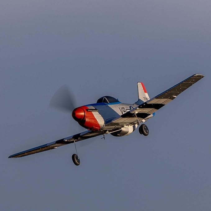 HobbyZone RC Airplane P-51D 450mm RTF (Battery and Charger Included) HBZ-1251