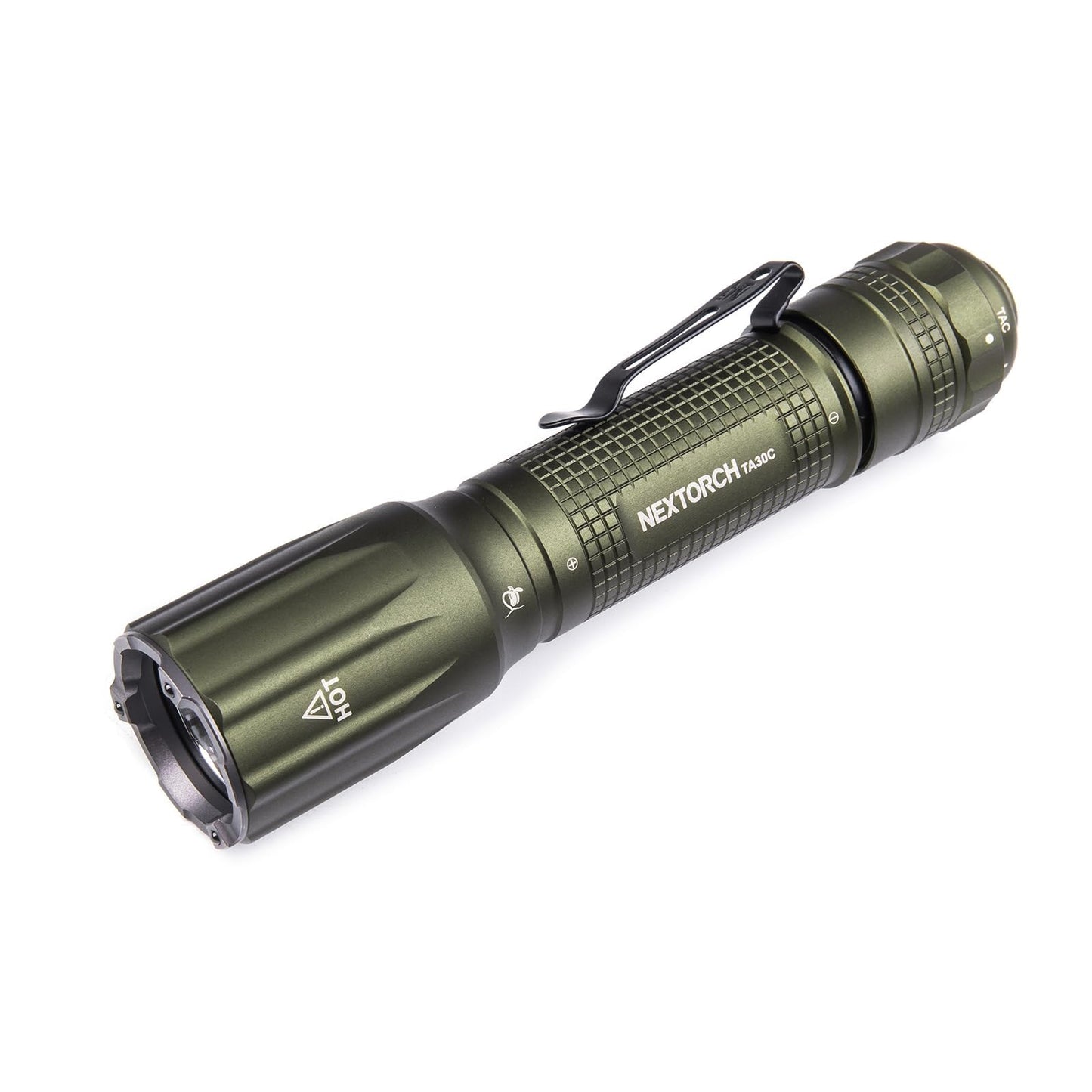 NEXTORCH TA30C EDC Tactical Flashlight 1600 Lumens High Lumens Rechargeable Pocket Flashlight with 5 Lighting Modes for Emergency Tactical Outdoor (Olive Green Color)