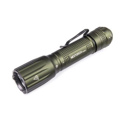 NEXTORCH TA30C EDC Tactical Flashlight 1600 Lumens High Lumens Rechargeable Pocket Flashlight with 5 Lighting Modes for Emergency Tactical Outdoor (Olive Green Color)