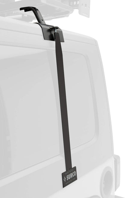 Surco J600 Roof Rack Adapter Set for Safari and Adventure Roof Racks/Crossbars - Compatible with Hardtop Equipped 2007-18 Jeep Wrangler JK; No Drilling Required