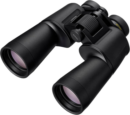 Nikon Action 16x50 Binocular | High-Power Large Objective Binoculars with Multilayer-Coated Nikon Optics, Turn-and-Slide Adjustable eyecups and Tripod-Ready Porro-Prism Design