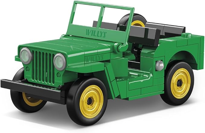 COBI Jeep Willys CJ-2A (Green) Building Set 111 Pieces