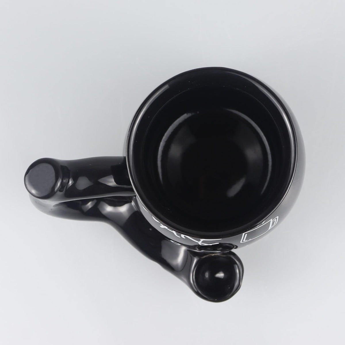 ISTOOLL Coffee Mug, Novelties Ceramic Cup Father's Day Gift, Black