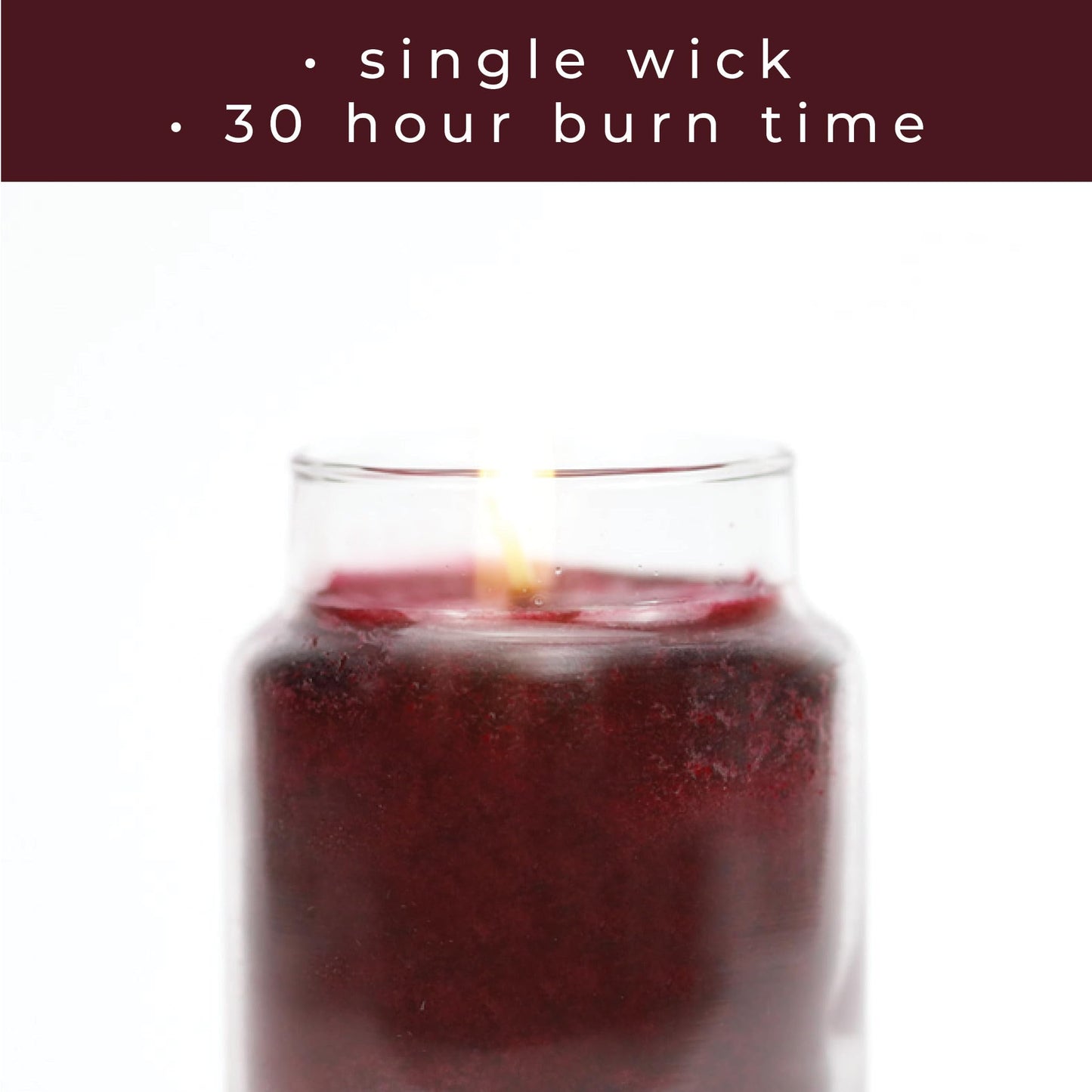 A Cheerful Giver - Holiday Homecoming Baby Scented Glass Jar Candle (6oz) with Lid & True to Life Fragrance Made in USA