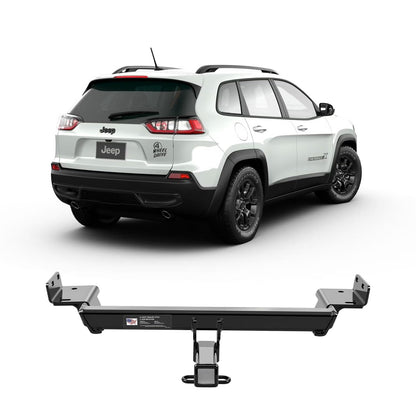 TULALUX 2" Receiver Trailer Hitch for 2018–2025 Jeep Compass & 2017 Mexico-Built Compass | Class 3 Tow Hitch | 4,000 lbs Towing Capacity