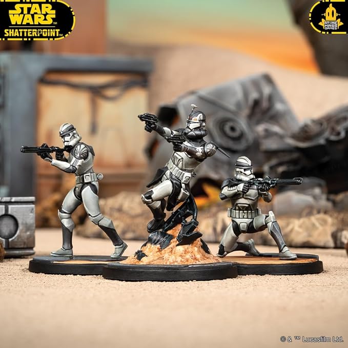 Star Wars Shatterpoint Lead by Example SQUAD PACK - Tabletop Miniatures Game Strategy Game for Kids and Adults Ages 14+ 2 Players 90 Minute Playtime Made by Atomic Mass Games