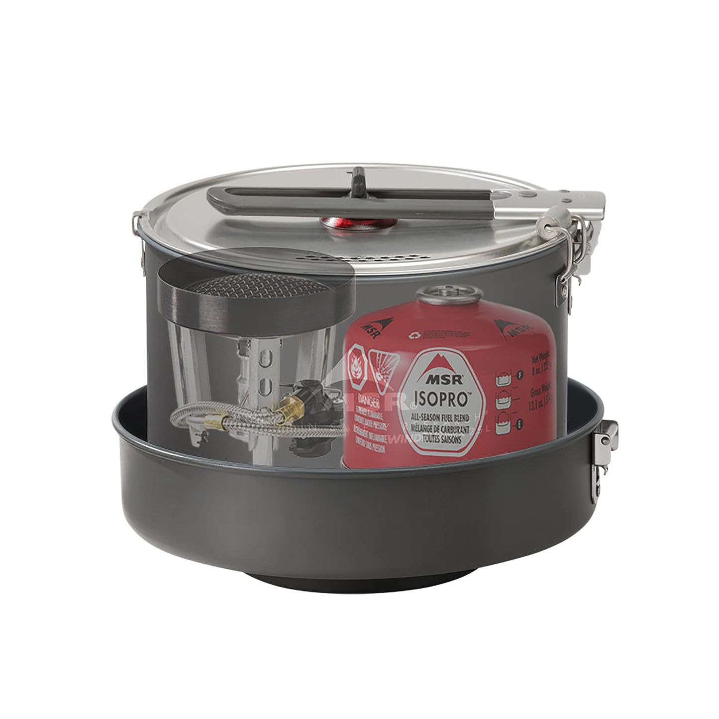 MSR WindBurner Combo Windproof Camping and Backpacking Stove and Cookware System