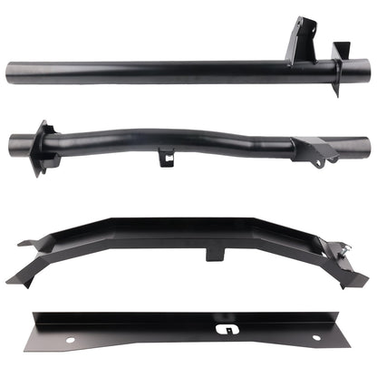 VVORHSBELL Front and Rear Fuel Tank Support Crossmember and Upper Shock Mount Crossmember and Spare Tire Support Plate Compatible with 2007-2014 Chevy Silverado 1500 GMC Sierra 1500 Regular Cab