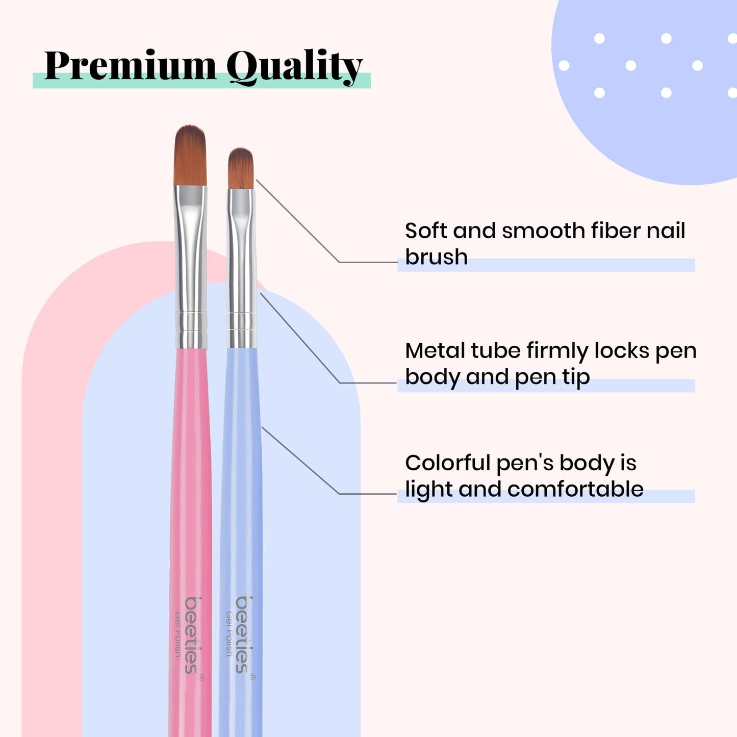 Beetles Nail Art Brushes 8pcs – Crystal Nail Art Tools 5pcs Double-headed Nails Dotting Tool, 3pcs Striping Liner Brushes for Nails with Pearls Bowknot Stickers, DIY Home Salon Manicure Design Tools