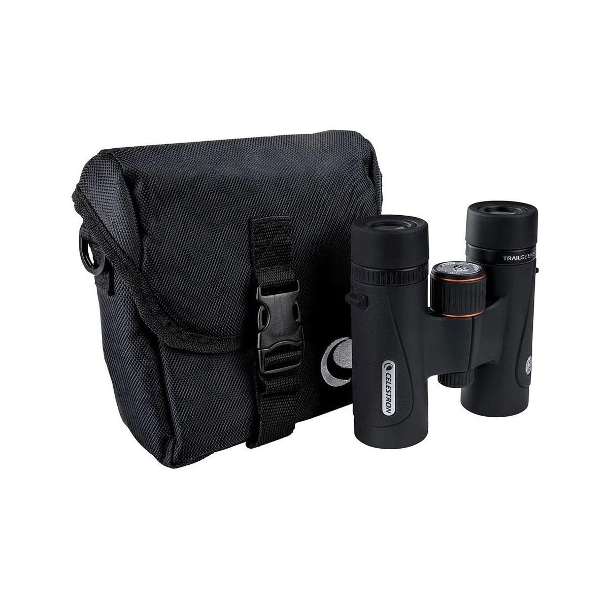 Celestron 71403 TrailSeeker ED 10 x 32 Roof Prism Binocular, Fully Broadband Multi-Coated Lens, BaK-4 Prism Glass, Black