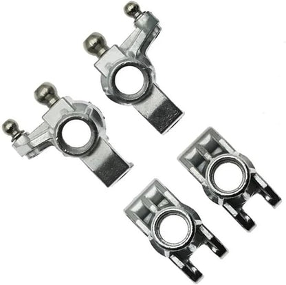 for SCY 16101 16102 16103 16201 16101 Pro 16102 Pro 16103Pro 16201Pro Metal Front Steering Cup Rear Hub Carrier 1/16 RC Car Upgrade Parts RC Accessories(Set)