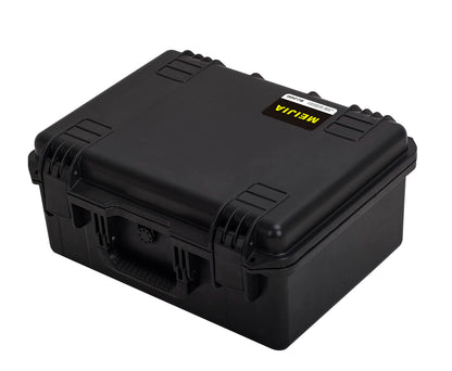 MEIJIA Premium Waterproof Hard Compact Camera Case with customizable fit foam,Full Protection with Light&Convenient Design,19.3"x15.25"x9.01",Elegant Black