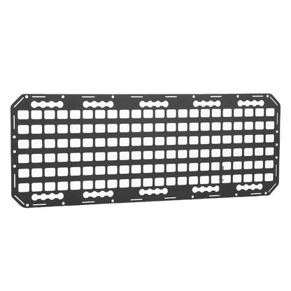 aqxreight Truck Bed Molle Panel, Aluminum Truck Side Storage Organizer Rack for L Track High Hardness Metal Side Bed Cargo Gear Holder with Sandblasted Finish Easy Install Utility Mount