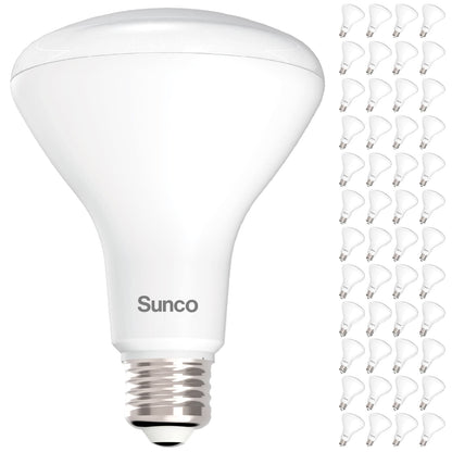 Sunco 48 Pack BR30 LED Bulbs, Indoor Flood Lights CRI93 11W Equivalent 65W 5000K Daylight 850 Lumens, E26 Base, 25000 Lifetime Hours Interior Home Residential Dimmable Recessed Can Light Bulbs - UL