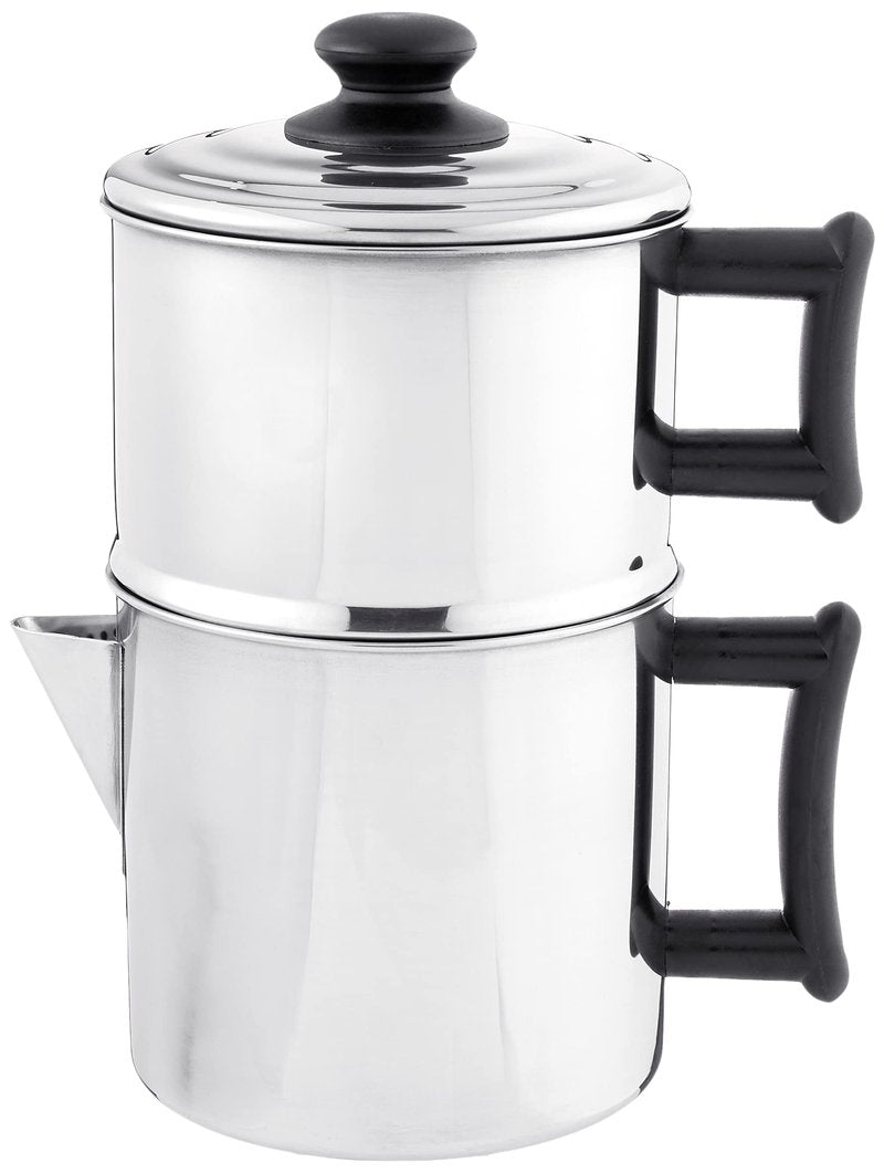 Lindy's Stainless Steel 10 Cup Drip Coffee Maker, Stovetop Coffee maker, Coffee Pot