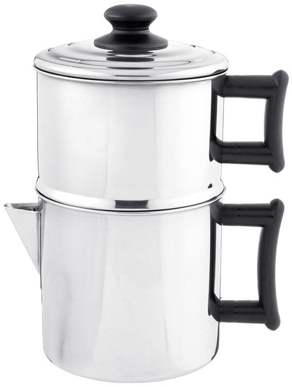 Lindy's Stainless Steel 10 Cup Drip Coffee Maker, Stovetop Coffee maker, Coffee Pot