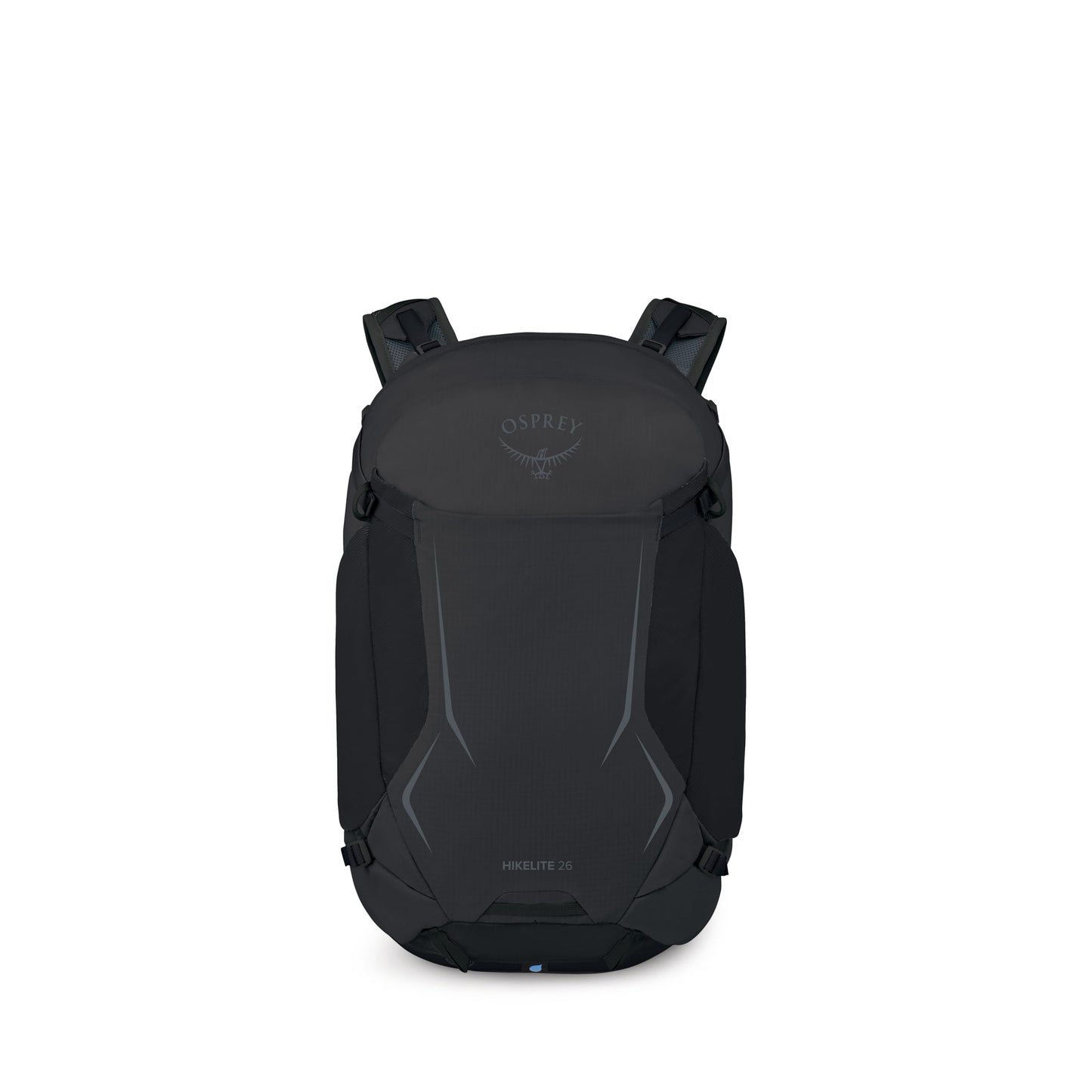 Osprey Hikelite 26L Durable Hiking Backpack - Travel Daypack with Rain Cover for Men and Women, Raven Black