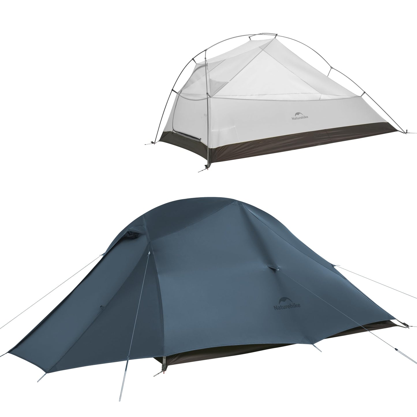 Naturehike Cloud Up 3 Person Backpacking Tent with Footprint - 3 Season Free Standing Lightweight 3 Person Camping Tent | with Footprint, Free Standing, Dome, Camping, Hiking, Waterproof