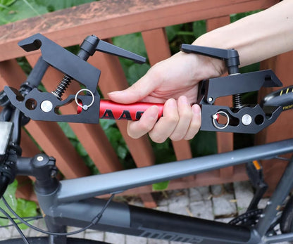 AASVOG Bike Repair Stand - Effortlessly Maintain Your Bicycle Anywhere - Portable & Space-Saving Bike Stand for Mountain MTB Road Bikes Maintenance - Ideal for Home or Travel