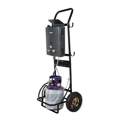 Ranein Dolly Hand Cart for Portable Tankless Water Heaters, Material Handling Truck，Mobile Hot Water Washing Station, Pet Grooming, Horse Stables, Hunting Camp & Camping