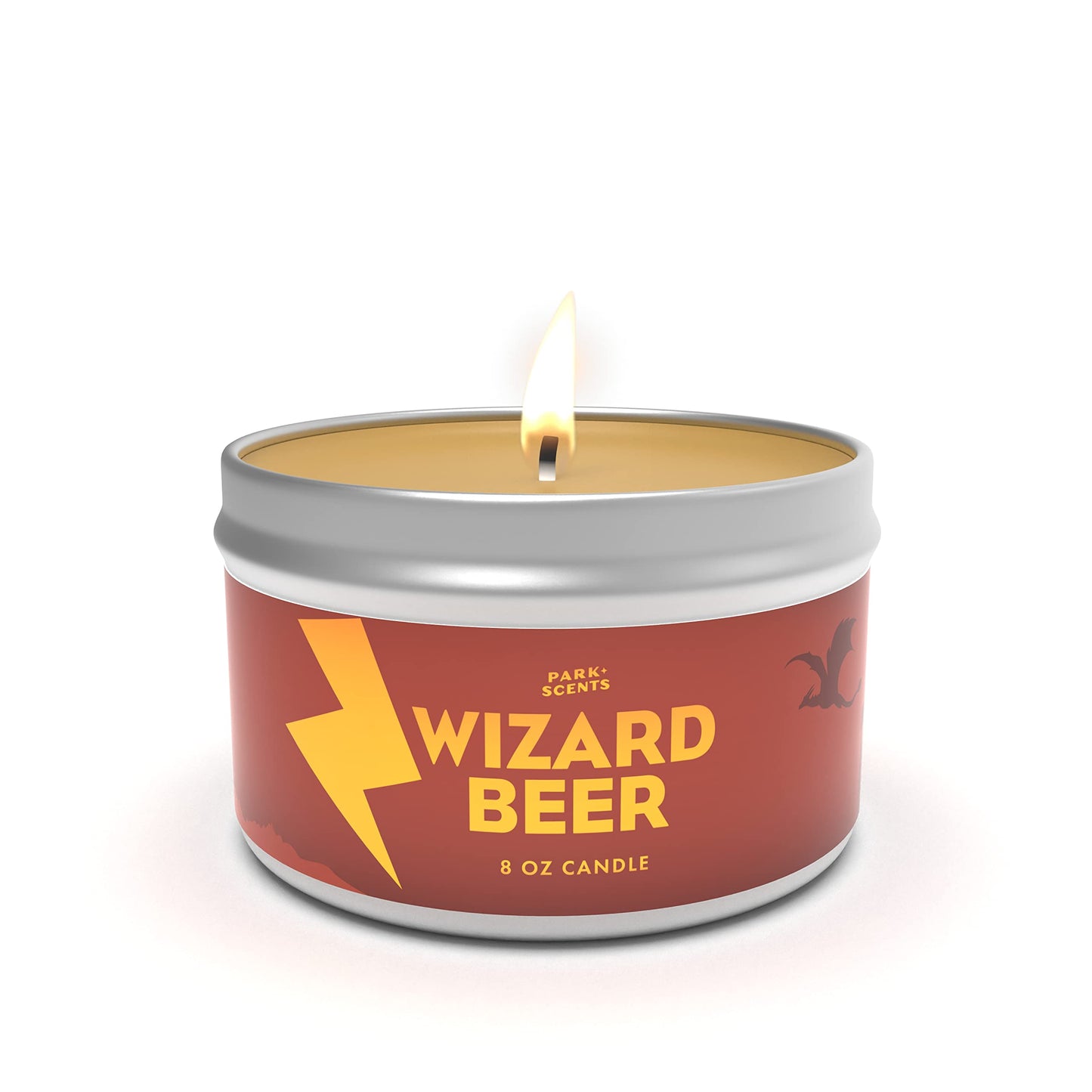 Park Scents Wizard Beer Candle - sweet butterbeer smell - reminiscent of iconic drink - Handmade in the USA - vegan and cruelty-free | 8 oz Tin
